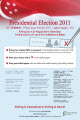 Presidential Election 2011 - Poster on How to Vote